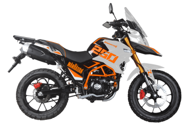 Maquimotora MANHATTAN 250 BLANCO NARANJA (Referencia)