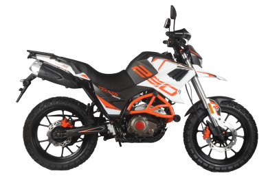 Maquimotora TEKKEN PRO 250 BLANCO NARANJA (Referencia)